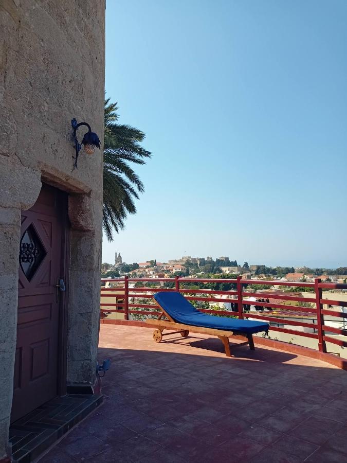 Rhodes City A Medieval Windmill Tower With Magnificent View מראה חיצוני תמונה